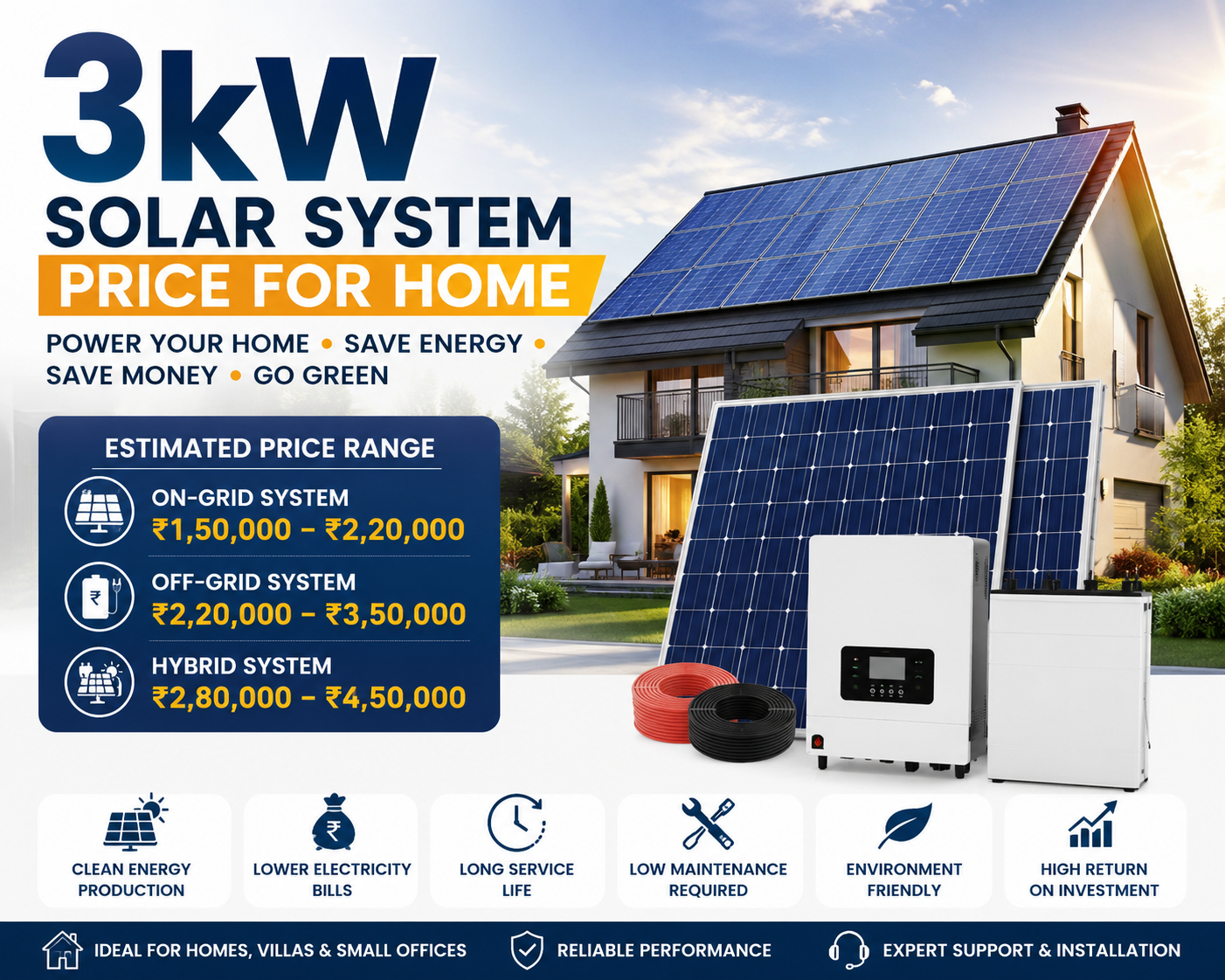 3kW Solar System Price for Home: Complete Cost, Benefits & Installation Guide